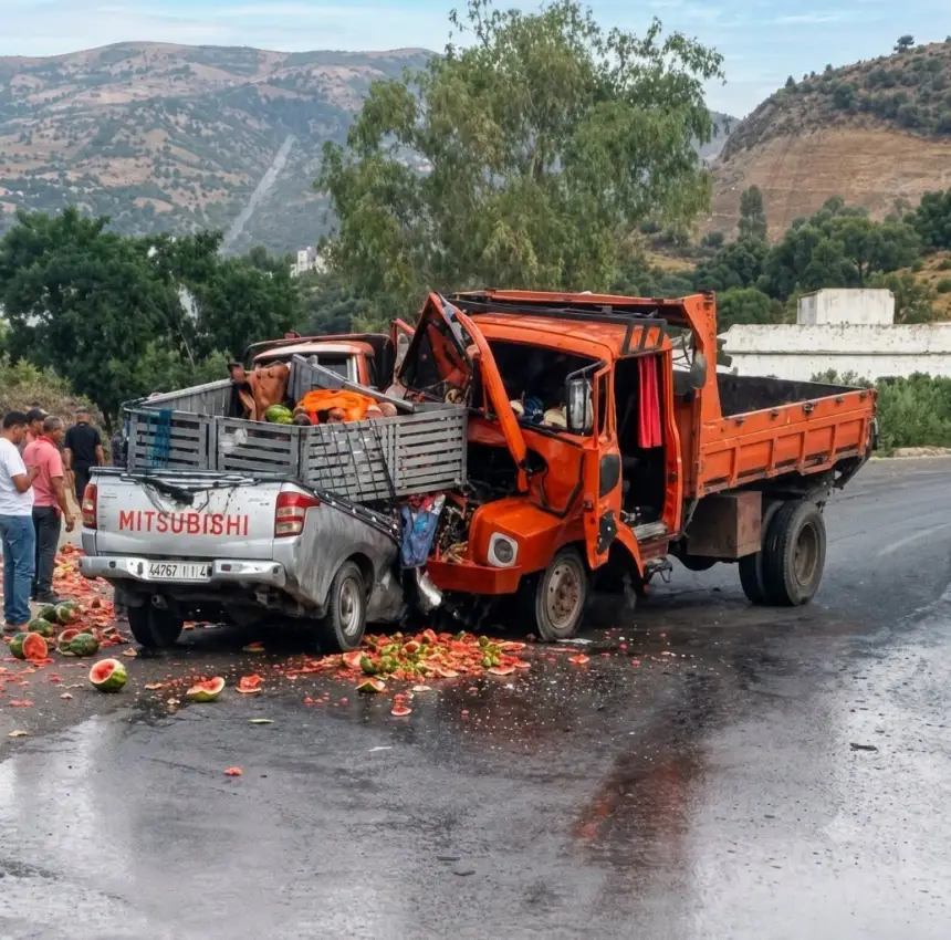 مصرع شخص وإصابة 3 آخرين في حادثة سير مروعة على الطريق الرابطة بين تطوان وشفشاون